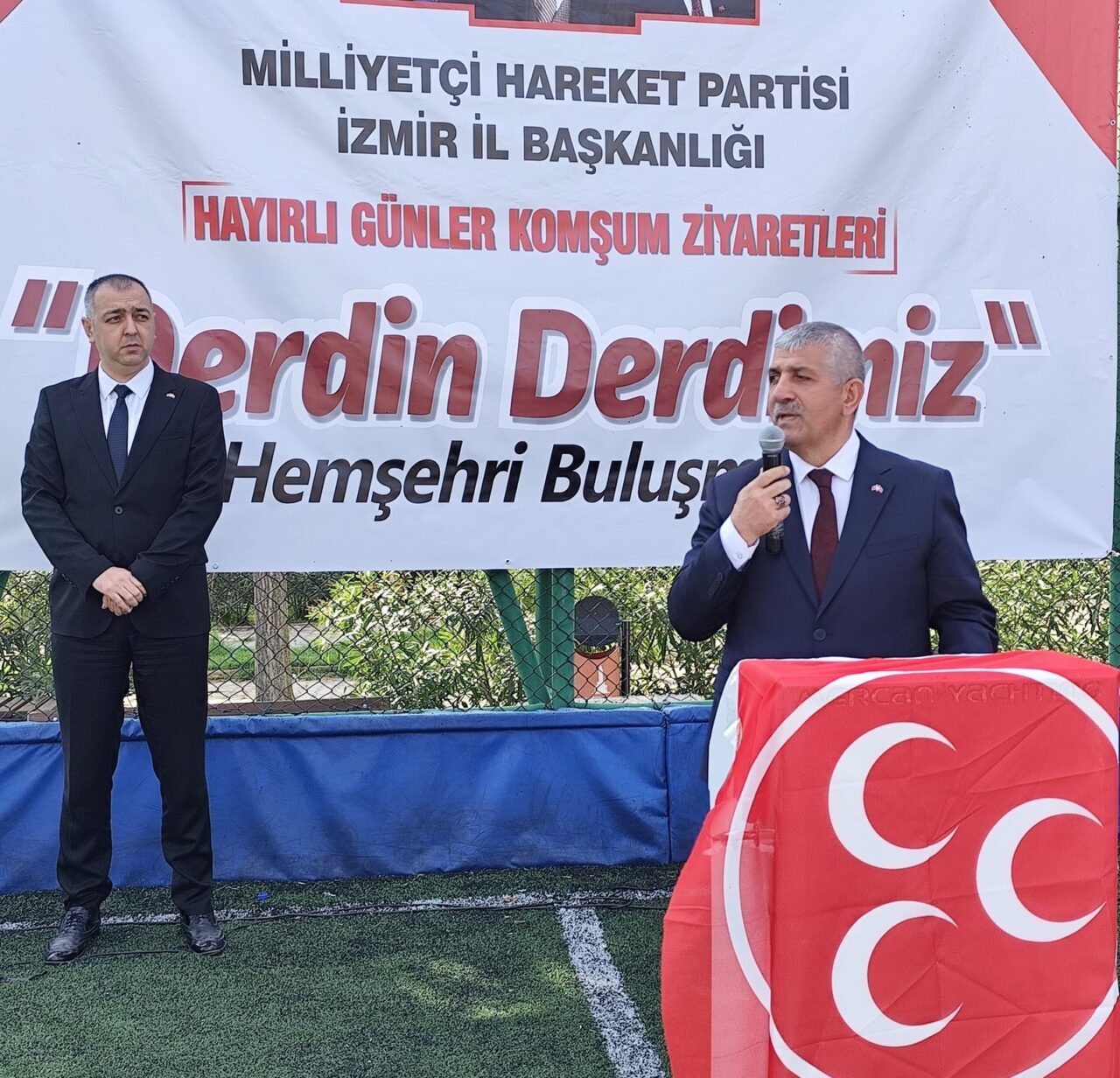İZMİR (AA) – MHP İzmir İl Başkanlığı, "Hayırlı Günler Komşum"
