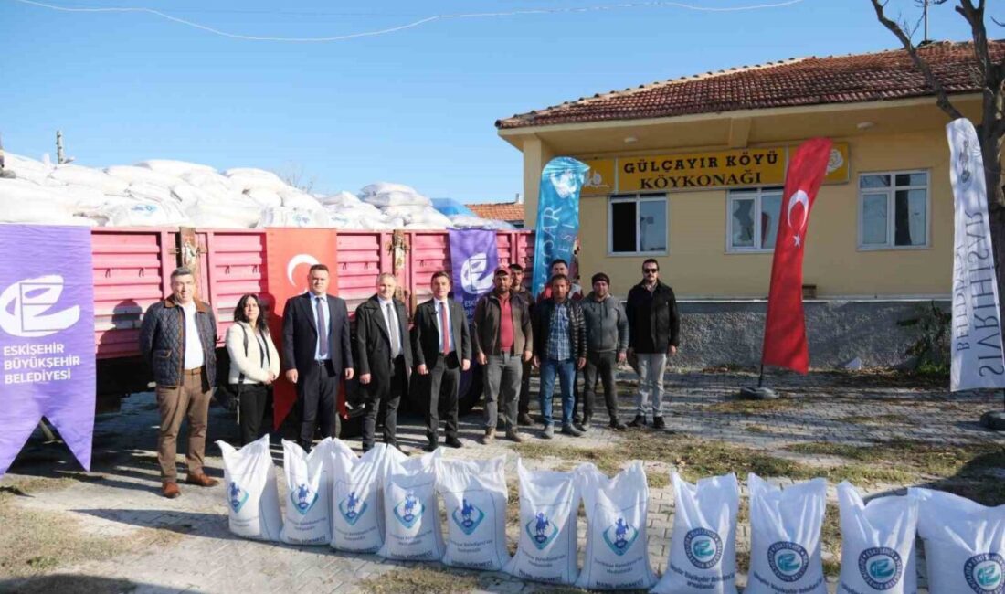 Eskişehir’in Sivrihisar ilçesinde, ekimi yapılmayan belediyeye ait tarım arazilerinin üretime