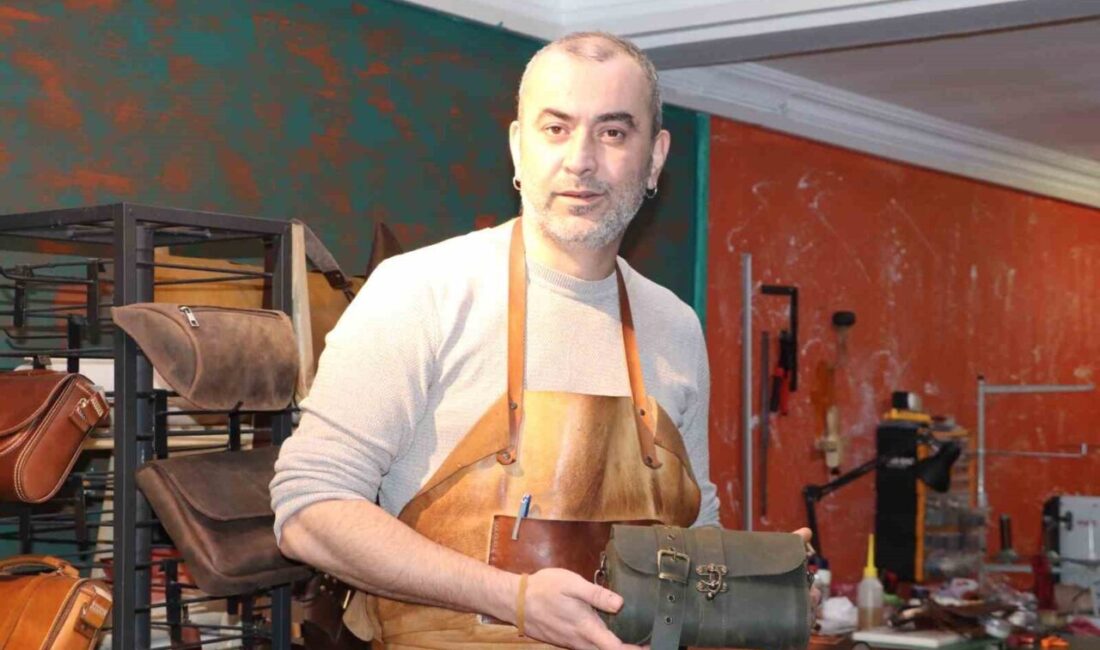 İstanbul’da lojistik sektöründe çalışırken kafa dağıtmak için başladığı deri işini
