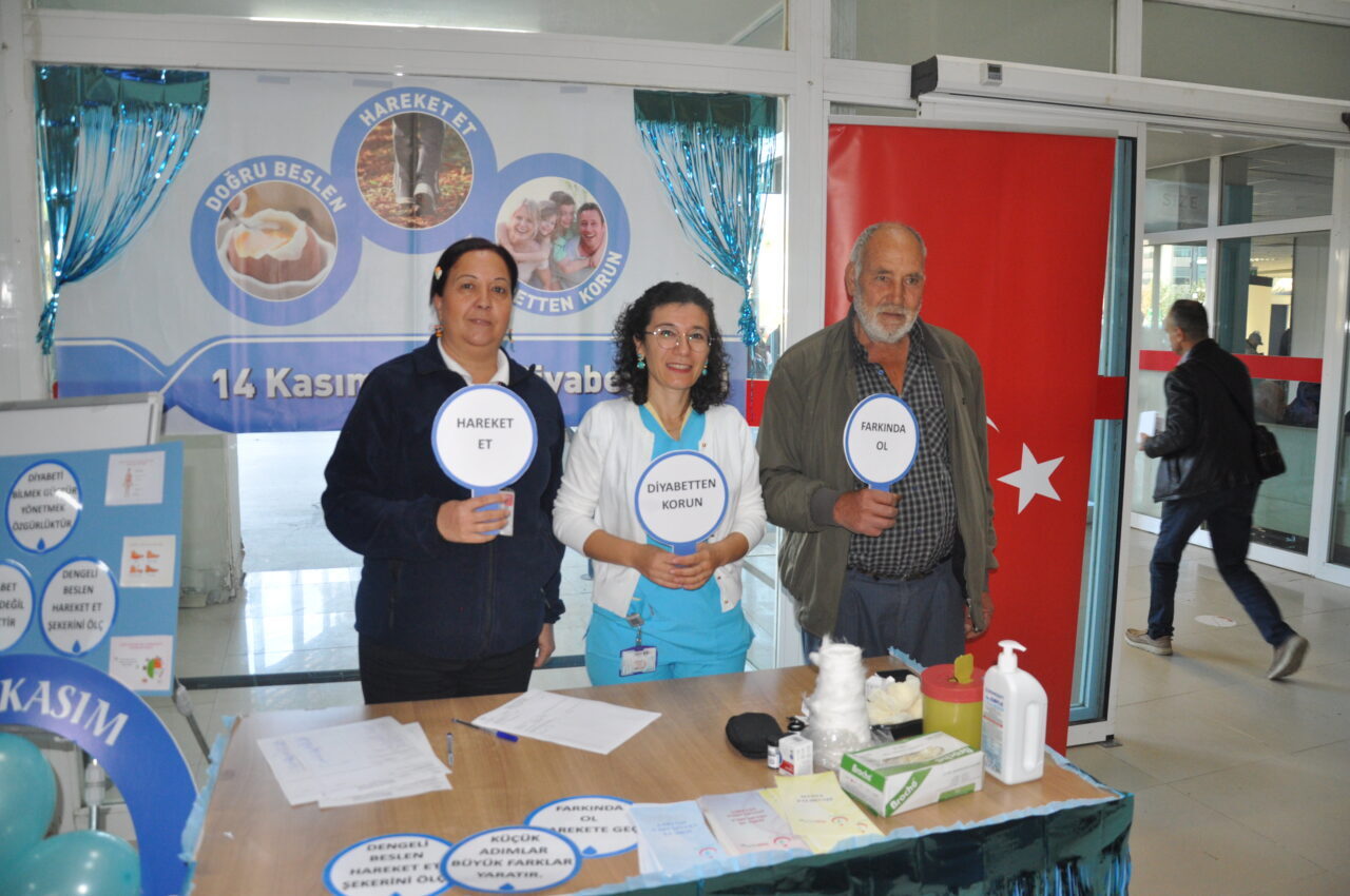 İZMİR (AA) – İzmir'in Ödemiş ilçesinde 14 Kasım Dünya Diyabet
