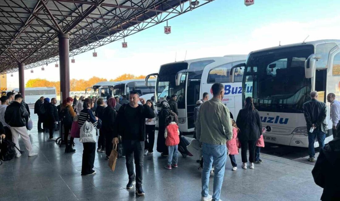 Okulların ara tatile girmesiyle birlikte farklı illere gitmek isteyen vatandaşlar,