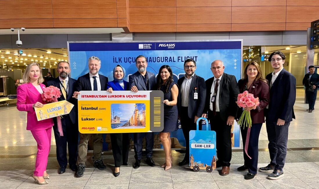 İSTANBUL (AA) – İstanbul Sabiha Gökçen'den (ISG), Mısır'ın Luksor ve