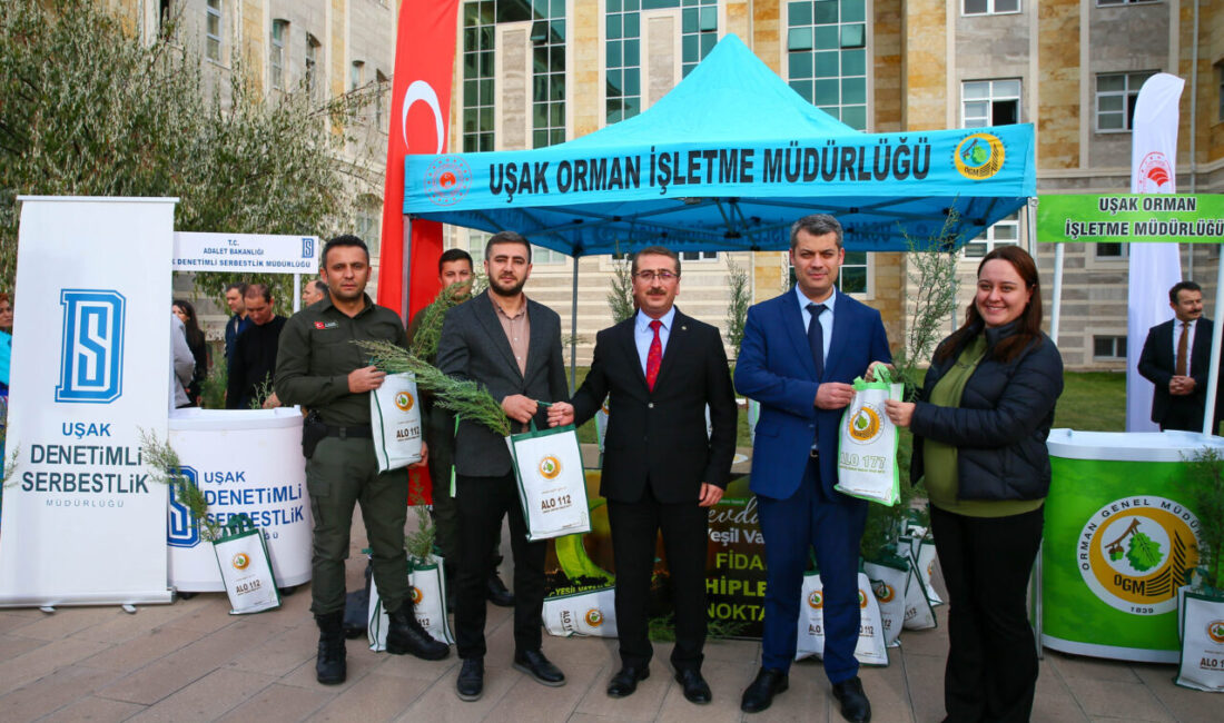 UŞAK (AA) – Uşak Denetimli Serbestlik Müdürlüğü ve Orman İşletme