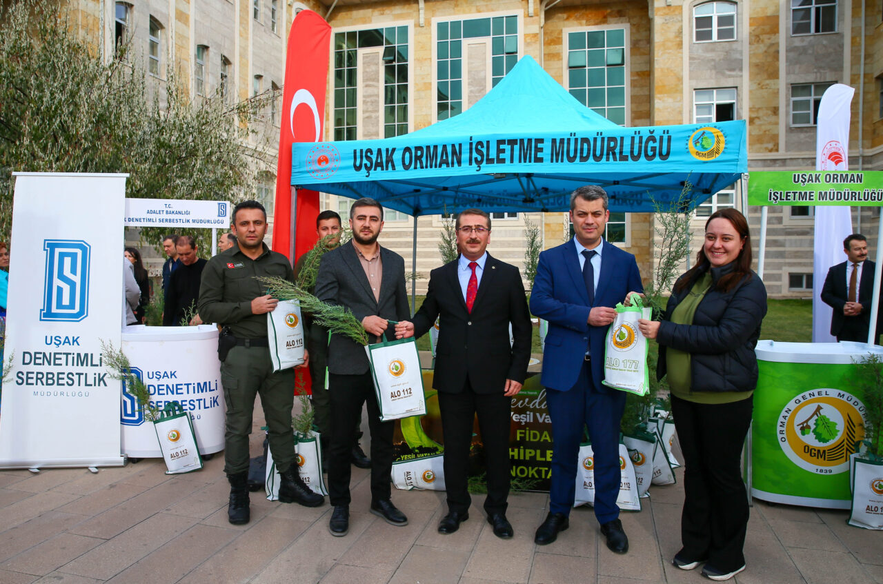 UŞAK (AA) – Uşak Denetimli Serbestlik Müdürlüğü ve Orman İşletme