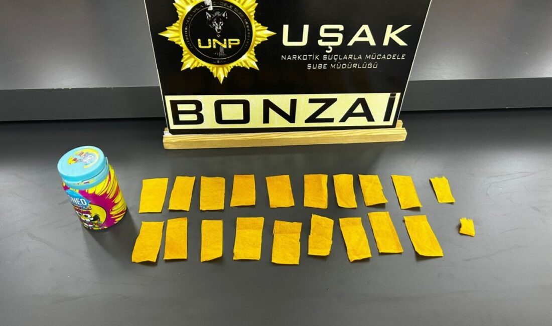 UŞAK (AA) – Uşak'ta uyuşturucu madde ticareti yaptıkları iddiasıyla gözaltına