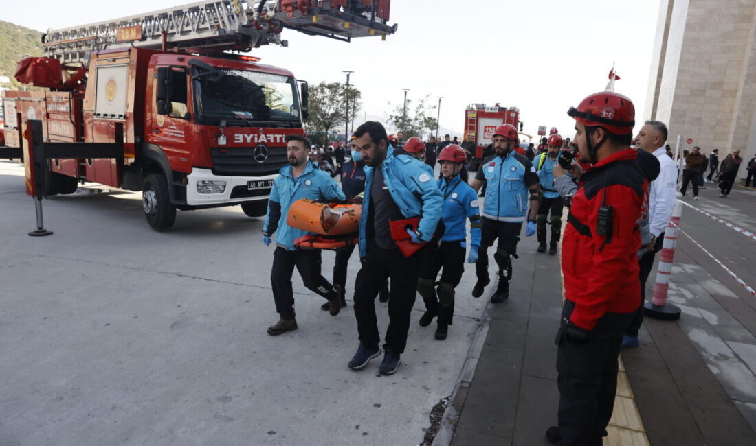 MUĞLA (AA) – Muğla'nın Bodrum ilçesindeki devlet hastanesinde, AFAD koordinasyonunda