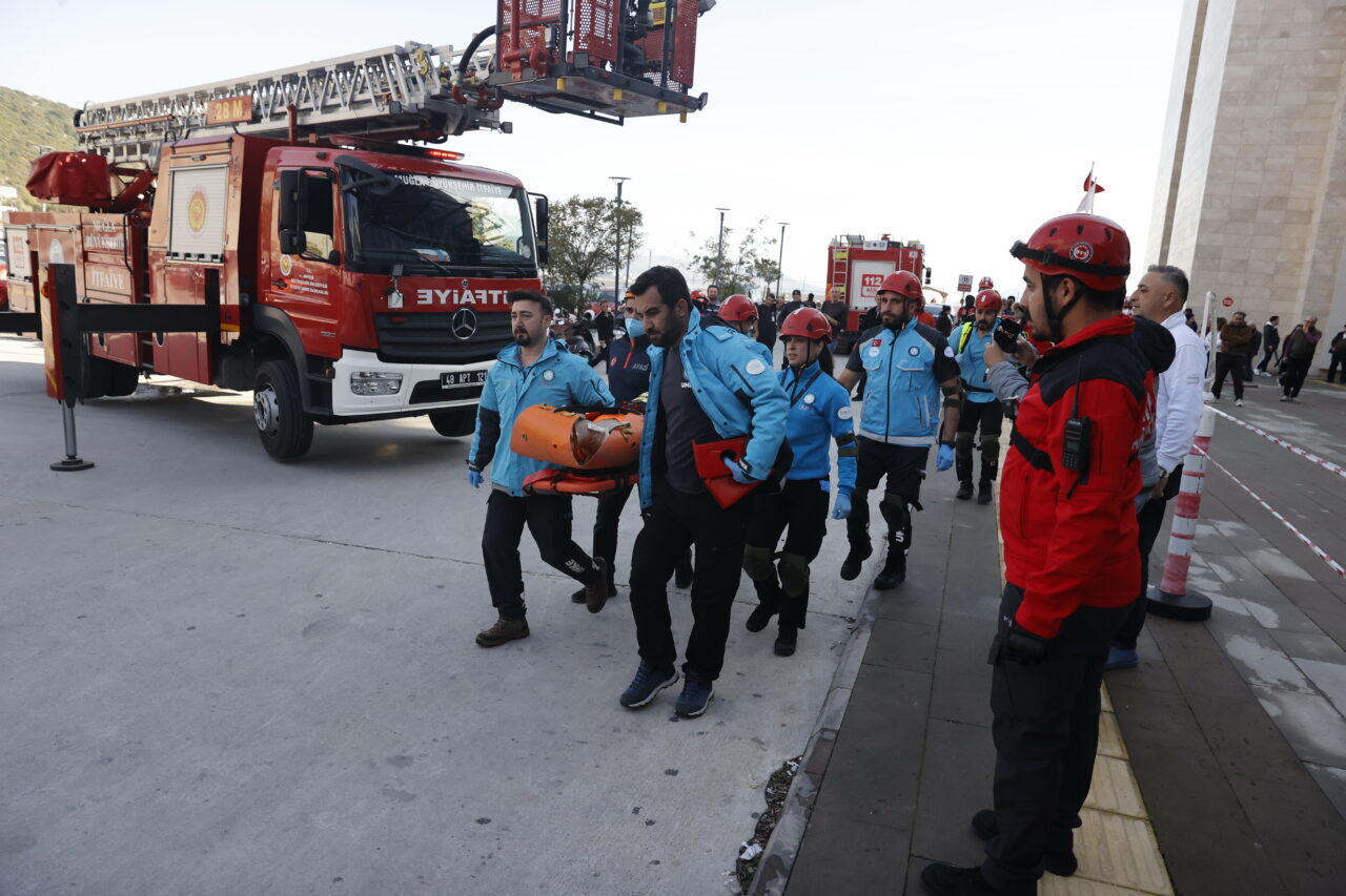 MUĞLA (AA) – Muğla'nın Bodrum ilçesindeki devlet hastanesinde, AFAD koordinasyonunda