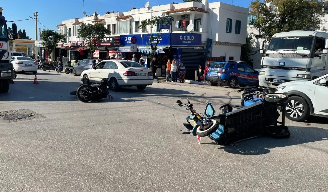 MUĞLA (AA) – Muğla'nın Bodrum ilçesinde meydana gelen trafik kazasında