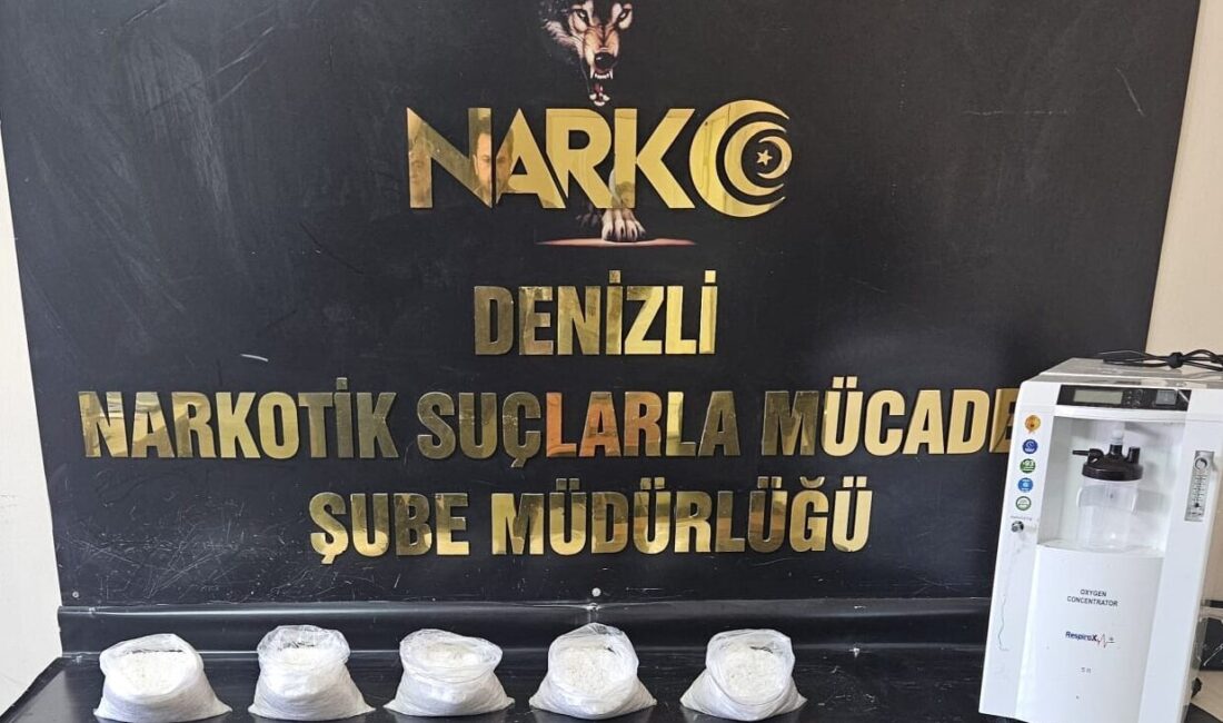 DENİZLİ (AA) – Denizli'de evindeki solunum cihazında uyuşturucu ele geçirilen