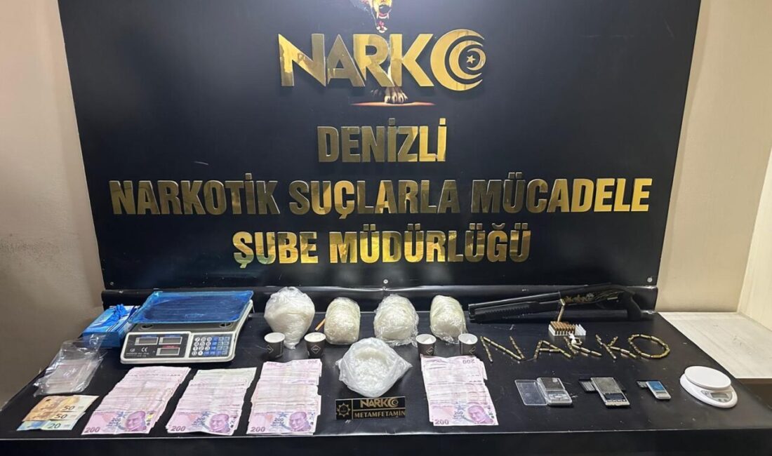 DENİZLİ (AA) – Denizli'de düzenlenen uyuşturucu operasyonunda gözaltına alınan 22