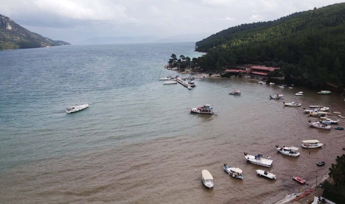 - Bodrum'da yollar göle döndü, araçlar mahsur kaldı, Marmaris'te ağaçlar