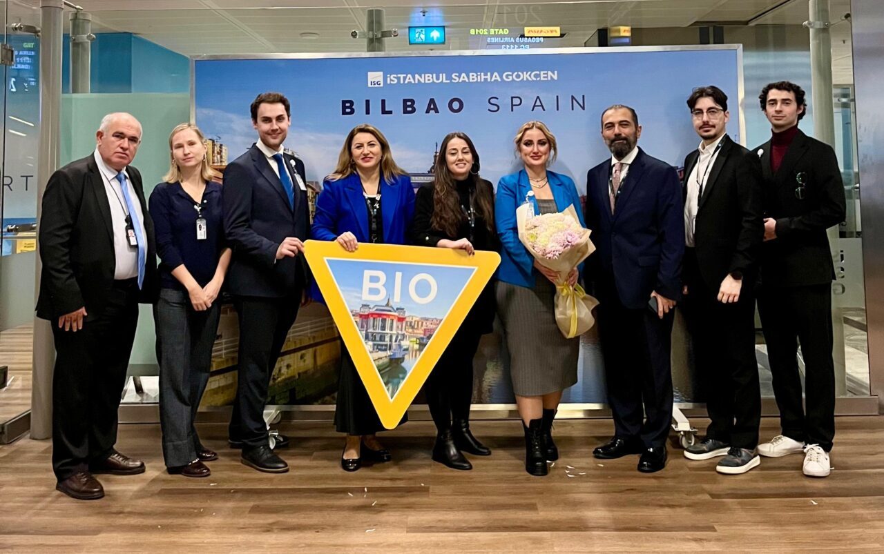 - Pegasus Hava Yolları'nın İstanbul Sabiha Gökçen-Bilbao hattındaki direkt uçuşları,
