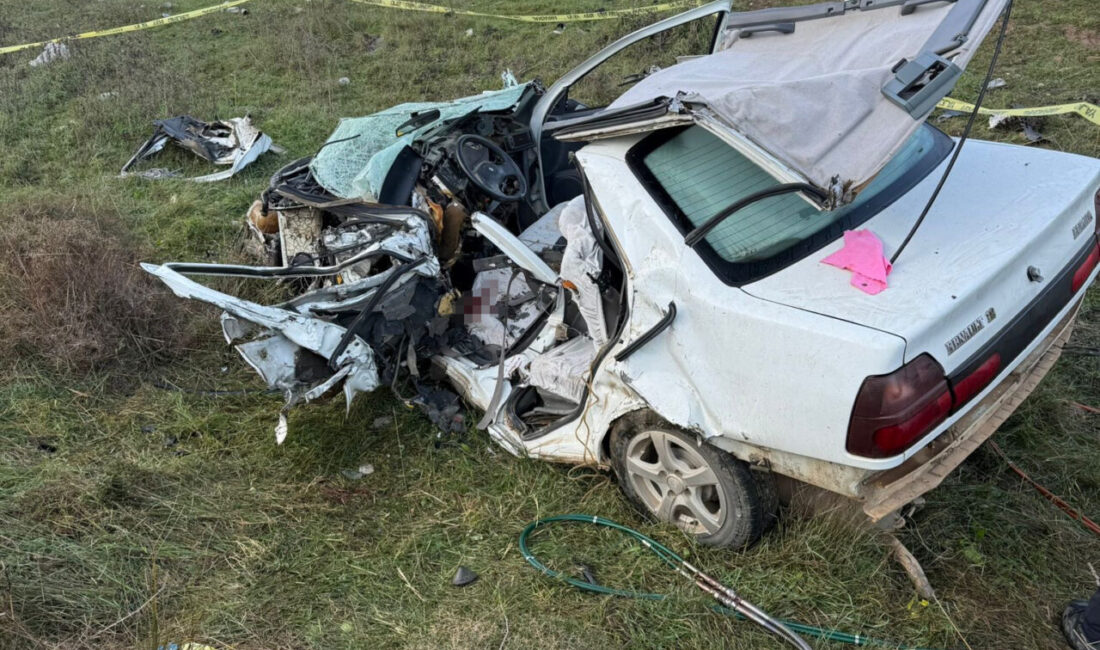 İZMİR (AA) – İzmir'in Menderes ilçesinde iki otomobilin çarpışması sonucu