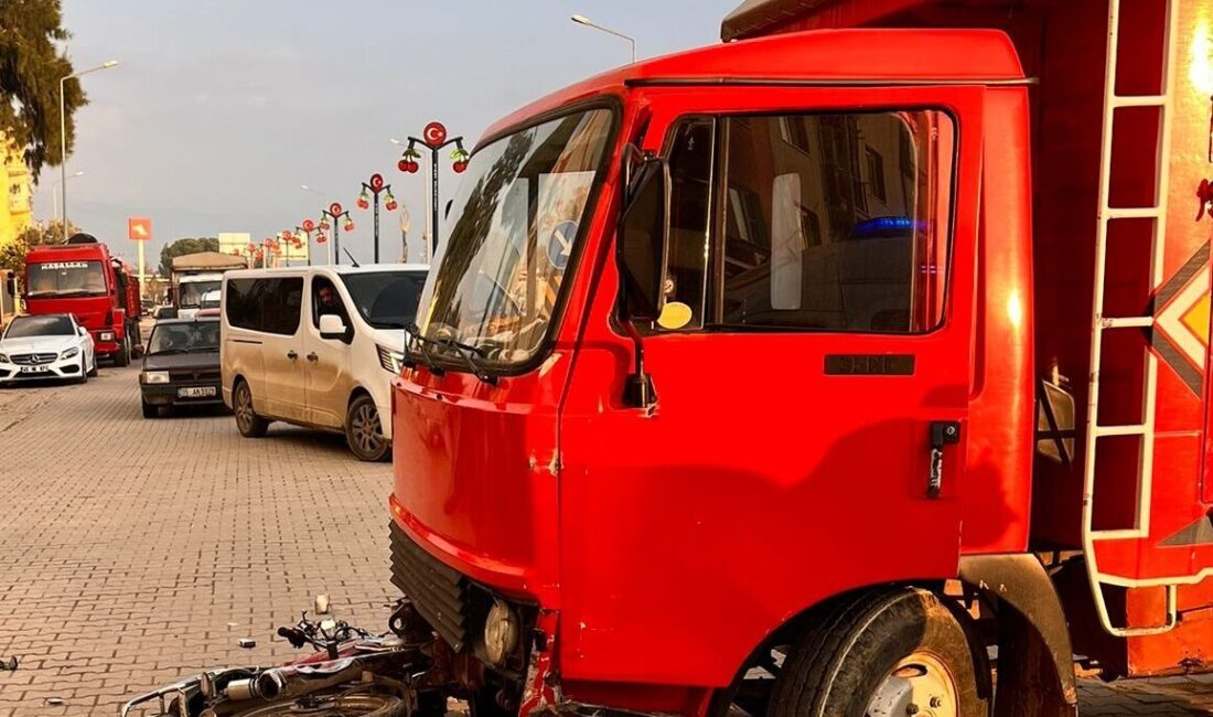 - Kazada lise öğrencisi motosiklet sürücüsü ağır yaralandı