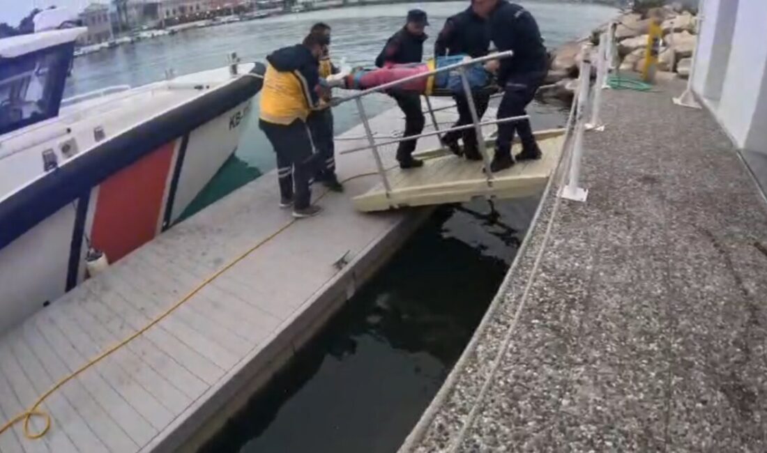 İZMİR (AA) – İzmir'in Foça ilçesinde kayalıklardan düşerek yaralanan kişi,