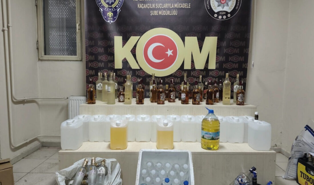 - 261 litre taklit etiketli etil alkol, 195 şişe sahte
