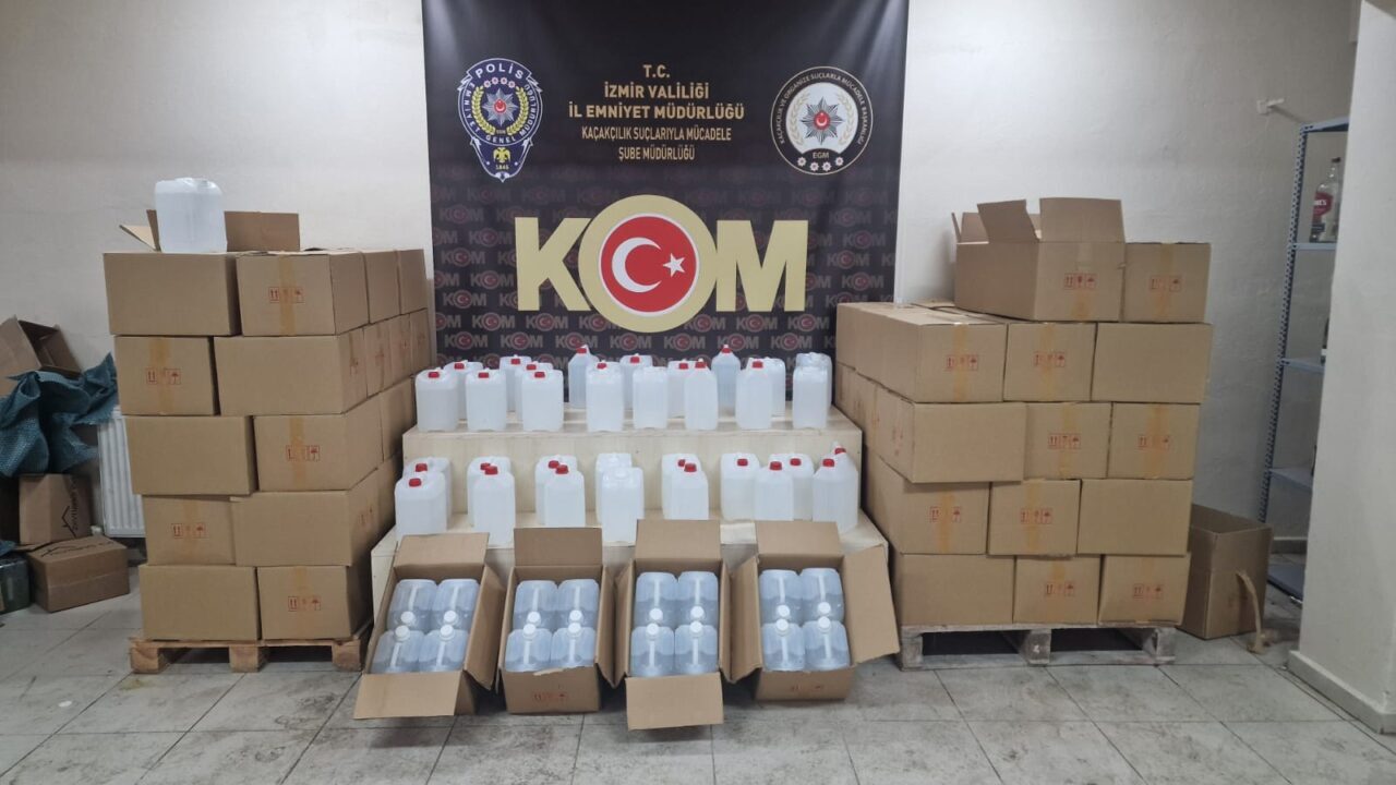 İZMİR (AA) – İzmir'de ekim-aralık arasında sahte ve kaçak içki
