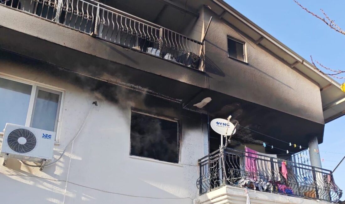 MUĞLA (AA) – Muğla'nın Marmaris ilçesinde bir aparman dairesinde çıkan