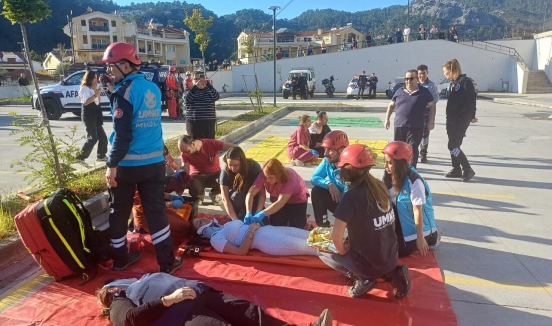 MUĞLA (AA) – Muğla'nın Marmaris Devlet Hastanesinde, Hastane Afet Planı