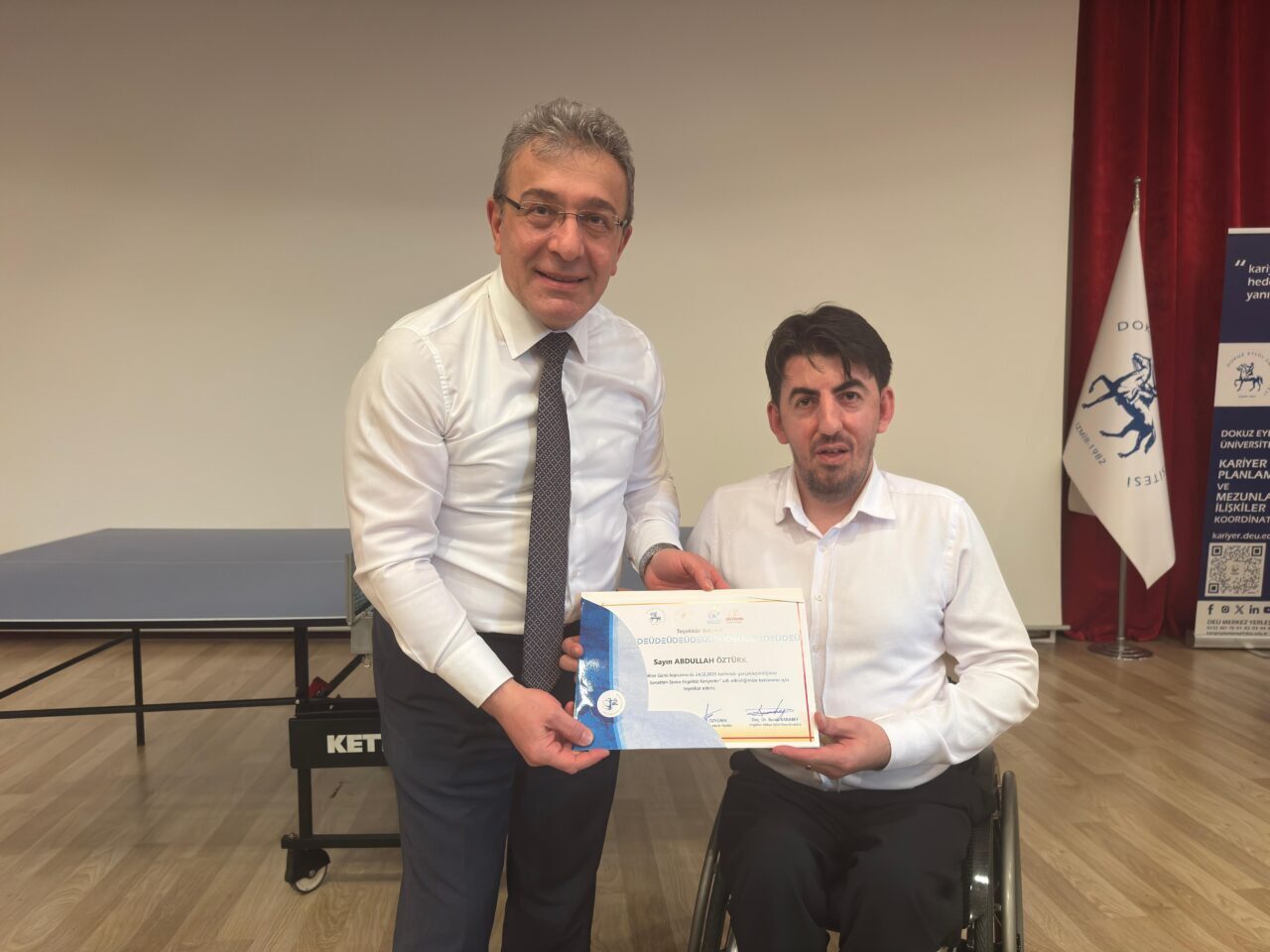 İZMİR (AA) – Milli para masa tenisçi Abdullah Öztürk, ABD'nin