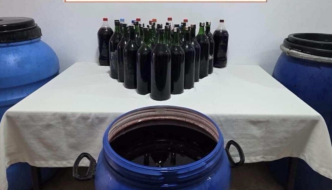 - Operasyonda 1 ton 235 litre sahte içki ve 1