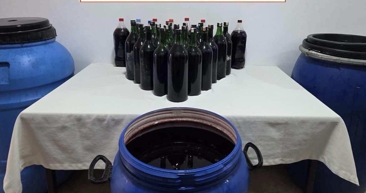 - Operasyonda 1 ton 235 litre sahte içki ve 1