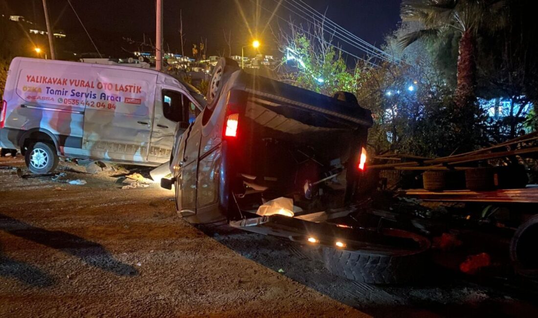 MUĞLA (AA) – Muğla'nın Bodrum ilçesinde trafik kazasında ağır yaralanan