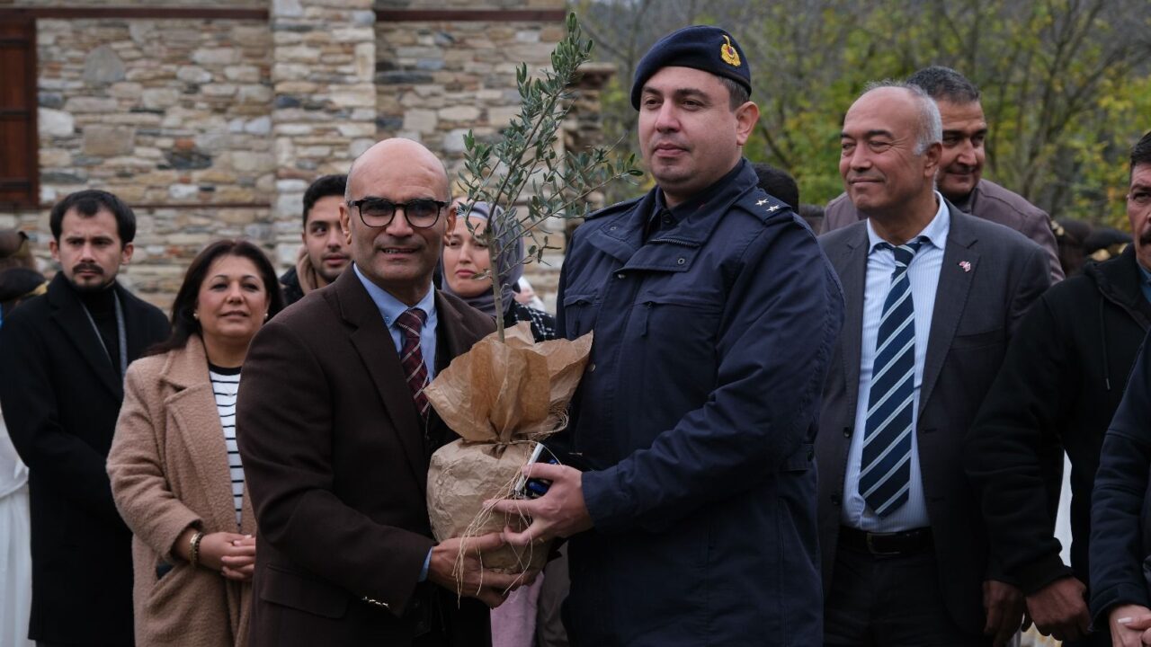 MUĞLA (AA) – Muğla'nın Yatağan ilçesindeki Stratonikeia Antik Kenti'nde zeytin