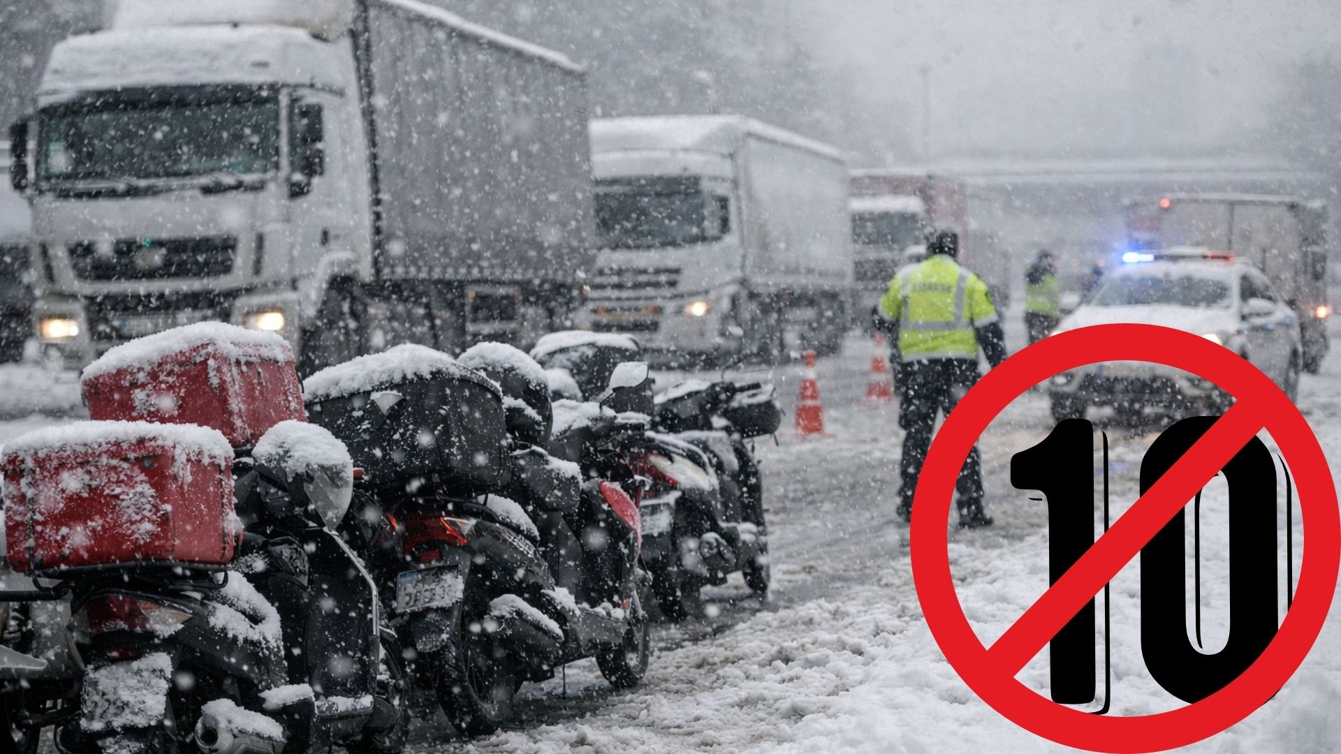 Megakentte kar esareti şiddetini artırınca İstanbul Valiliği düğmeye bastı. Trafikte