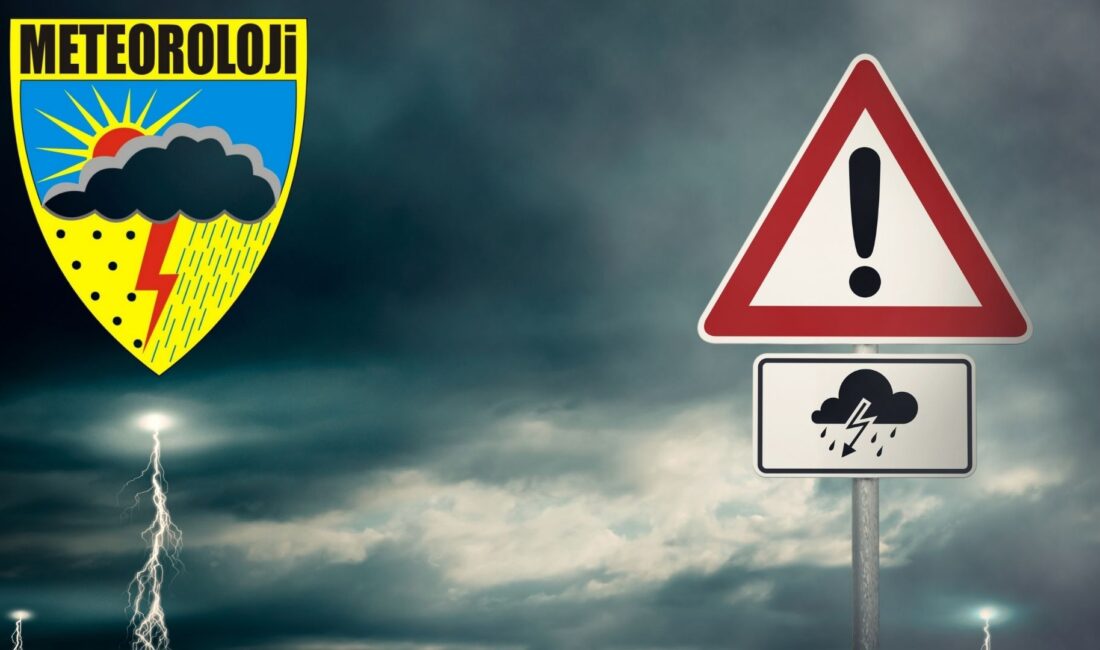 Meteoroloji Genel Müdürlüğü, 15 il için "Sarı Kod" uyarısı yaparken;
