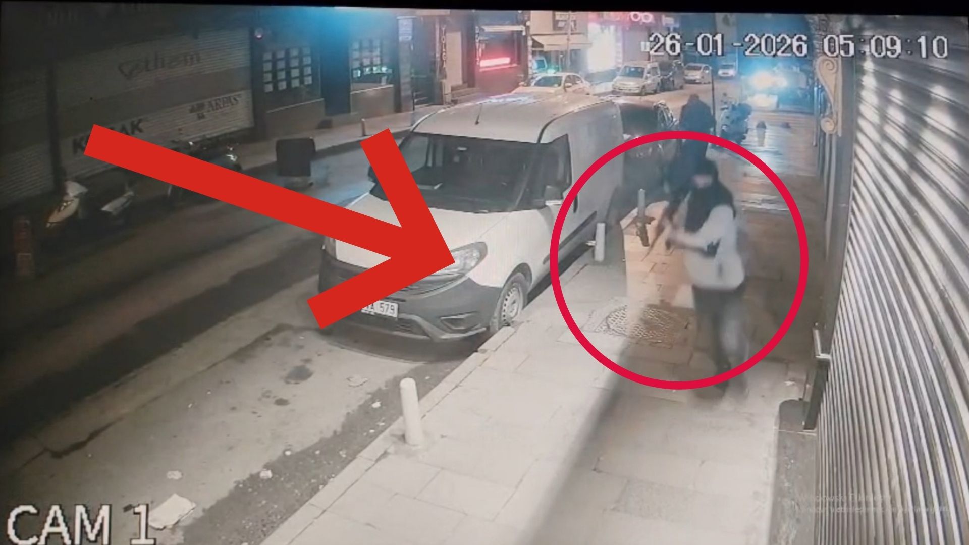 İstanbul Kağıthane, Pazartesi sabahı film sahnelerini aratmayan bir suikast girişimine