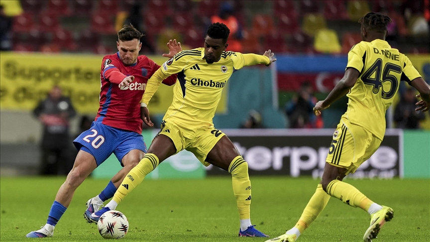 Fenerbahçe, UEFA Avrupa Ligi’nin 8’inci haftasında deplasmanda FCSB ile 1-1