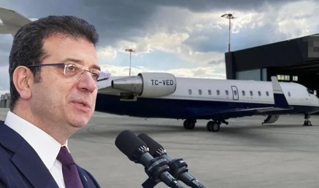 İstanbul Büyükşehir Belediye Başkanı Ekrem İmamoğlu ile ilişkilendirilen özel jet