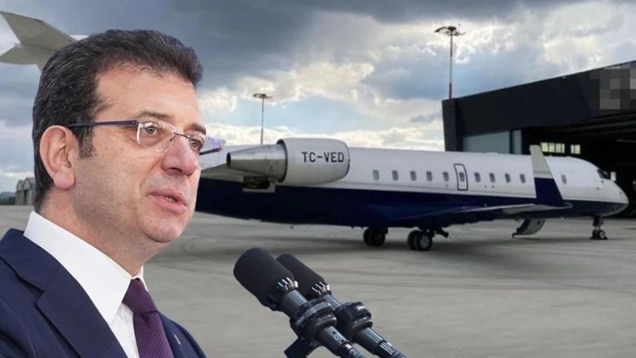 İstanbul Büyükşehir Belediye Başkanı Ekrem İmamoğlu ile ilişkilendirilen özel jet