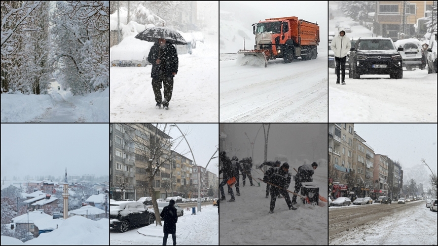Yurdun bazı illerinde kar ve soğuk hava etkisini sürdürüyor.