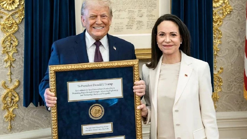 Venezuela muhalefet lideri Maria Corina Machado’nun Nobel Barış Ödülü’nü Donald