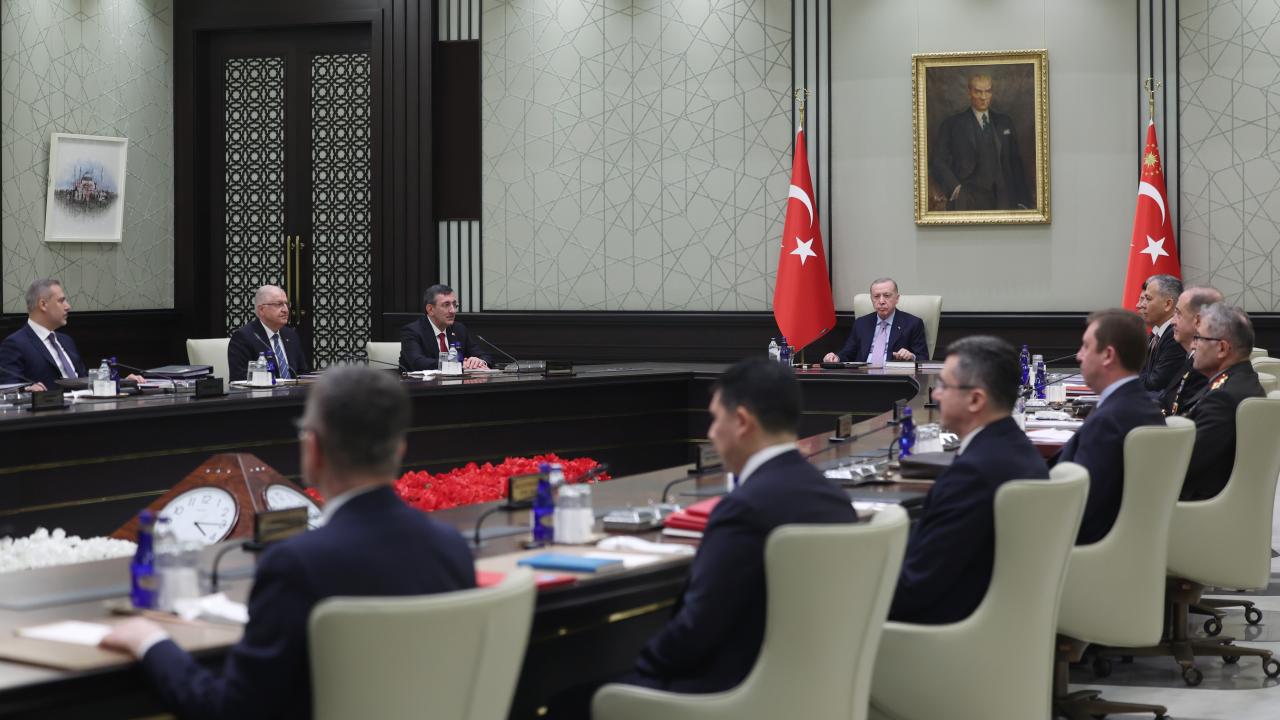 Milli Güvenlik Kurulu, Cumhurbaşkanı Erdoğan başkanlığında Beştepe'de toplandı. Toplantıda Suriye'deki