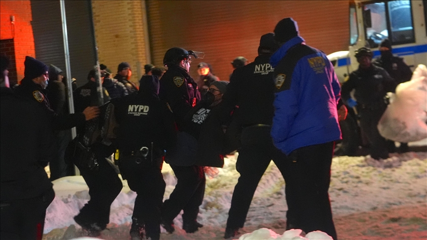 ABD’nin New York kentinde Trump yönetiminin göçmen politikalarına karşı düzenlenen