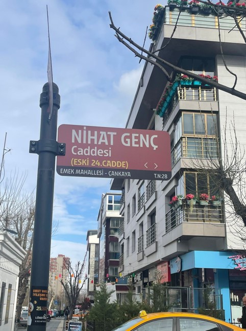 Ankara Büyükşehir Belediyesi, 24. Cadde’nin ismini gazeteci ve yazar Nihat