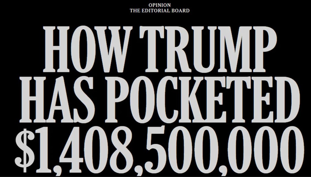 The New York Times, ABD Başkanı Donald Trump’ın ikinci başkanlık