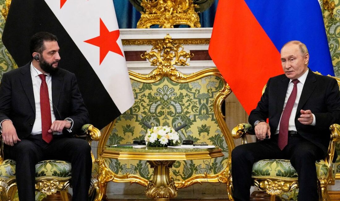 Rusya Devlet Başkanı Vladimir Putin, Suriye Cumhurbaşkanı Ahmed Şara ile
