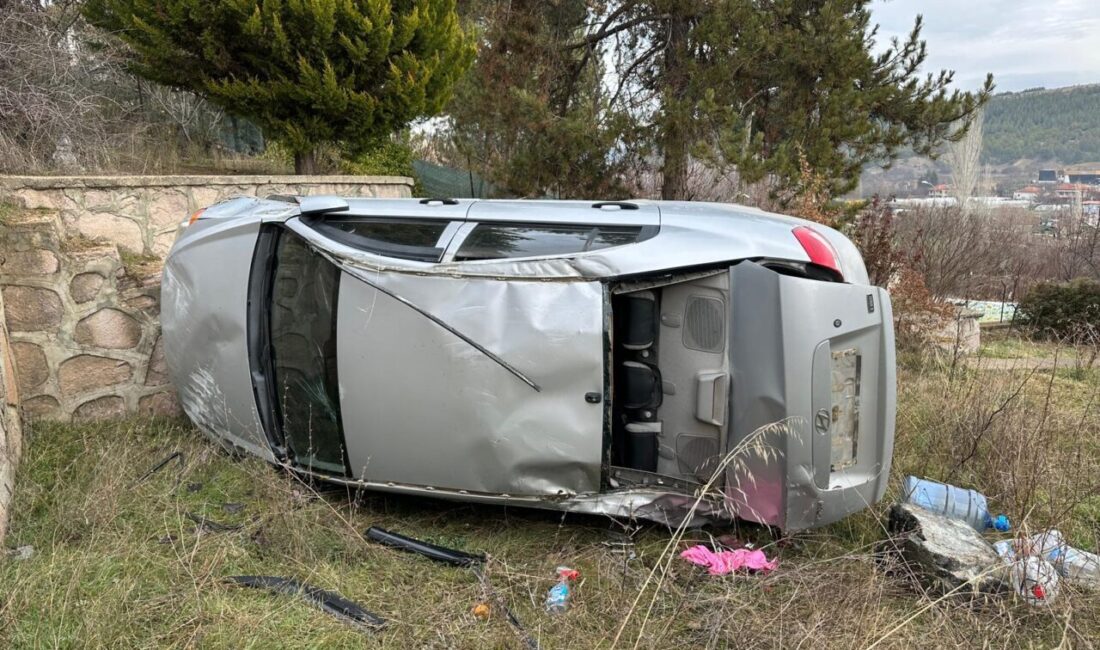 UŞAK (AA) – Uşak'ta bahçeye devrilen otomobilin sürücüsü yaralandı. Kuzey