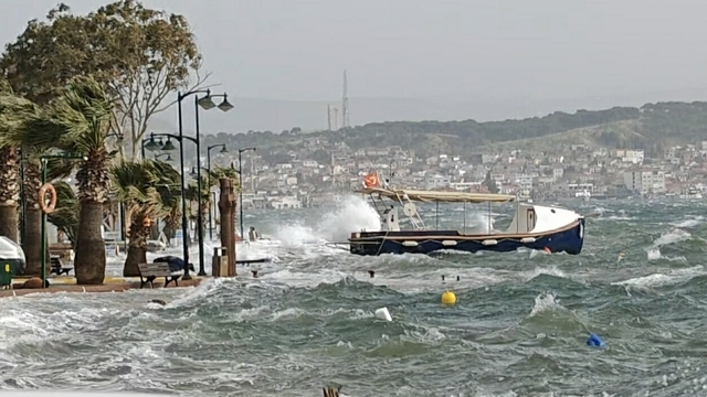 Balıkesir'in Ayvalık ilçesinde, 15 Şubat 2026 Pazar günü öğle saatlerinde