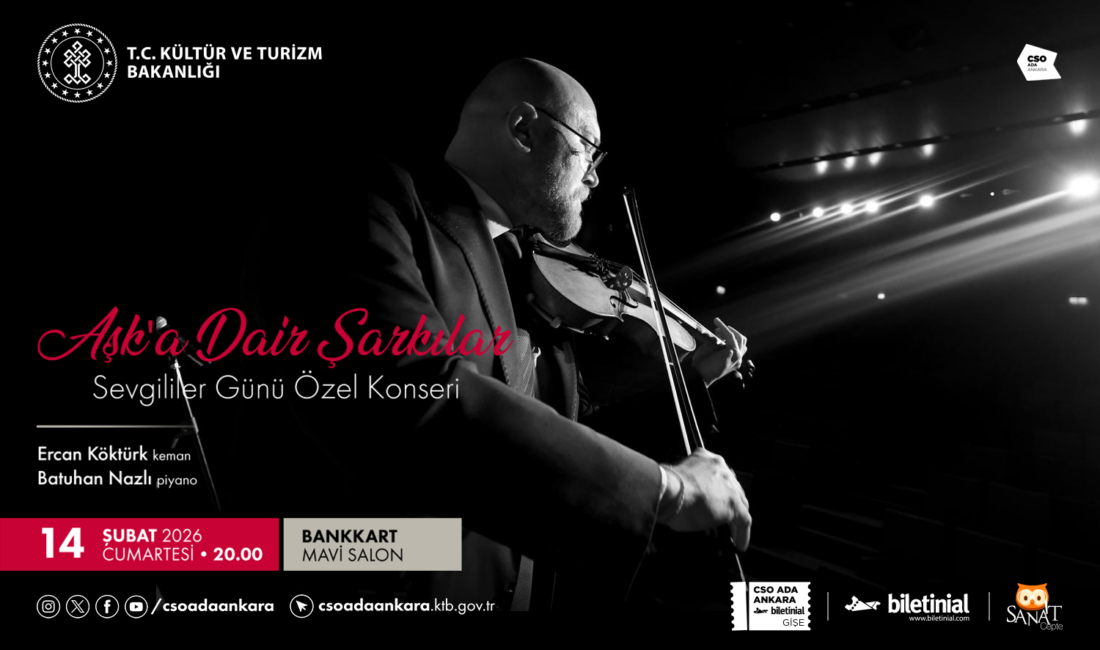 Başkentin kültür ve sanat adası CSO Ada Ankara, Sevgililer Günü’ne