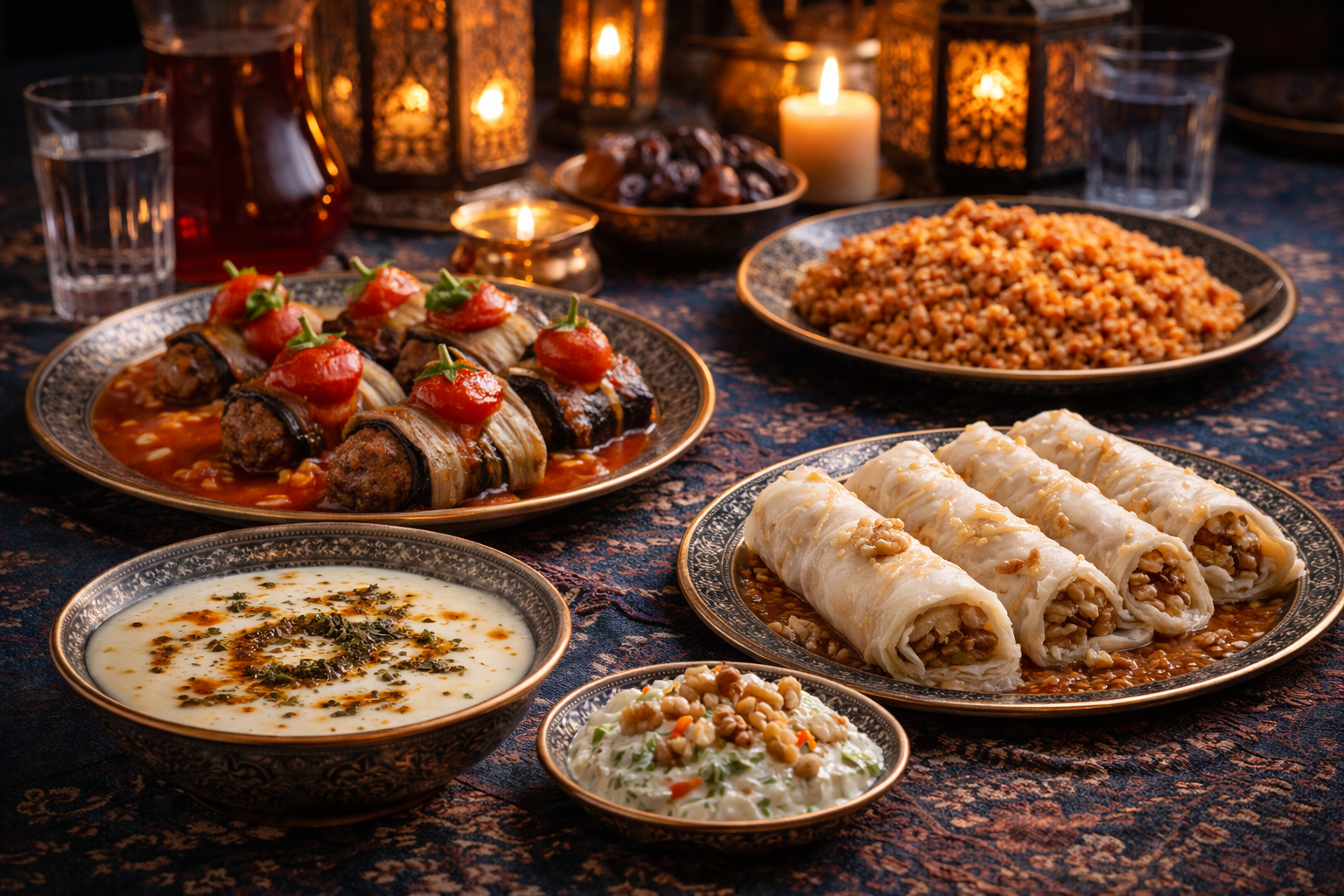 Ramazan’ın ilk gününde mideyi yormayan ama sunumuyla göz dolduran, geleneksel
