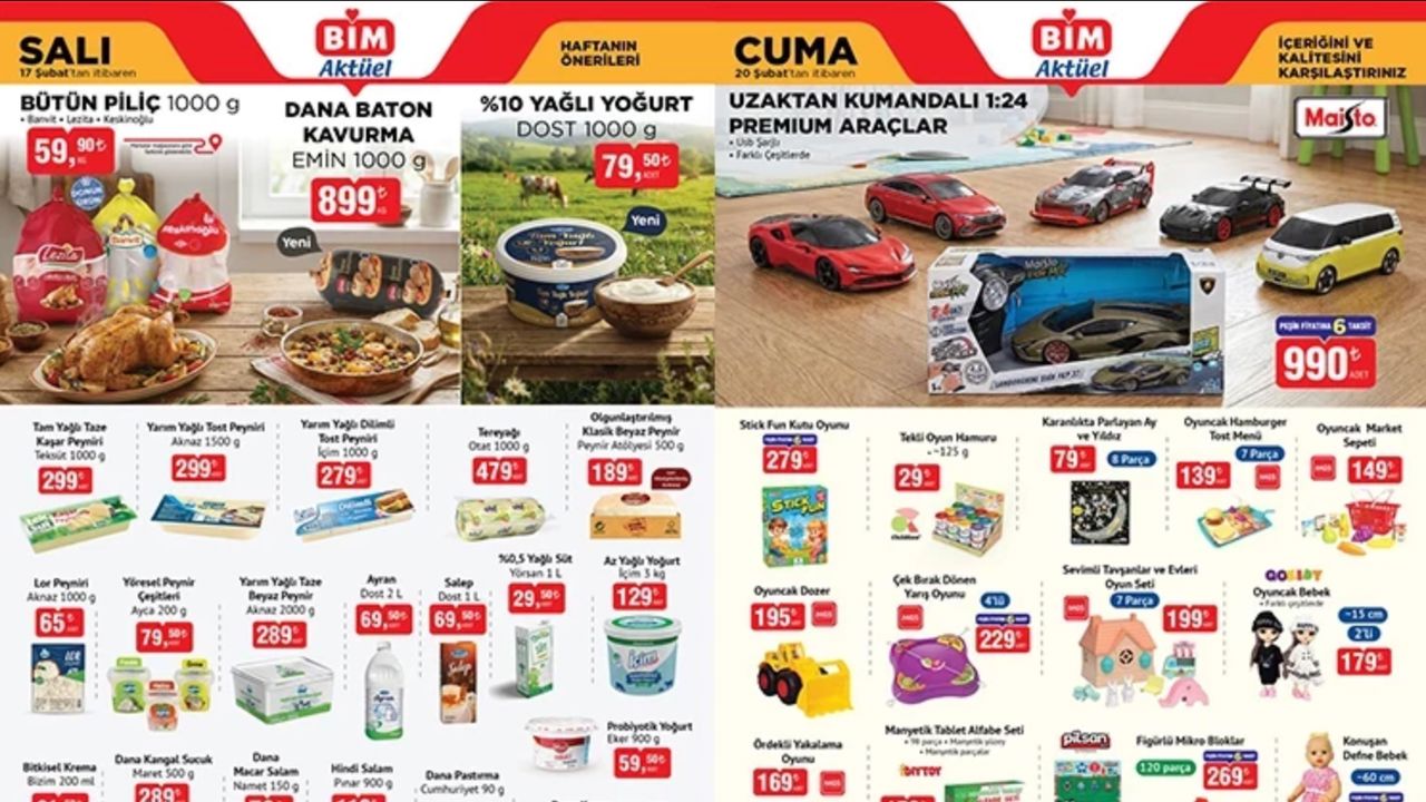 BİM, Ramazan ayı öncesinde sofraların eksiklerini tamamlayacak dev aktüel ürünler