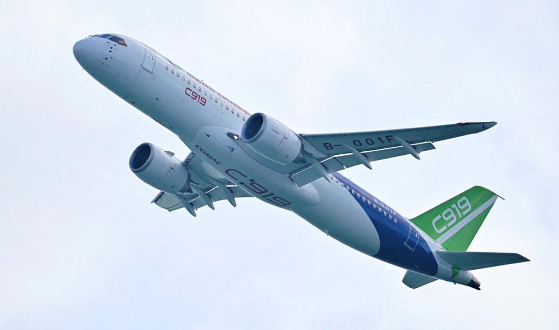Çin’in devlet destekli uçak üreticisi Comac, C919 yolcu uçağıyla Asya-Pasifik