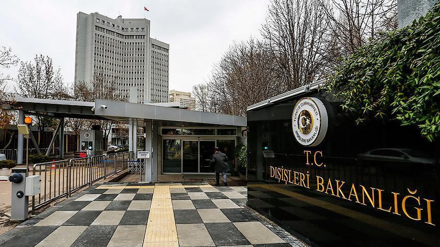 Dışişleri Bakanlığı, Avrupa Parlamentosu’nun “Kuzeydoğu Suriye'deki Durum” başlıklı kararında Türkiye’yi