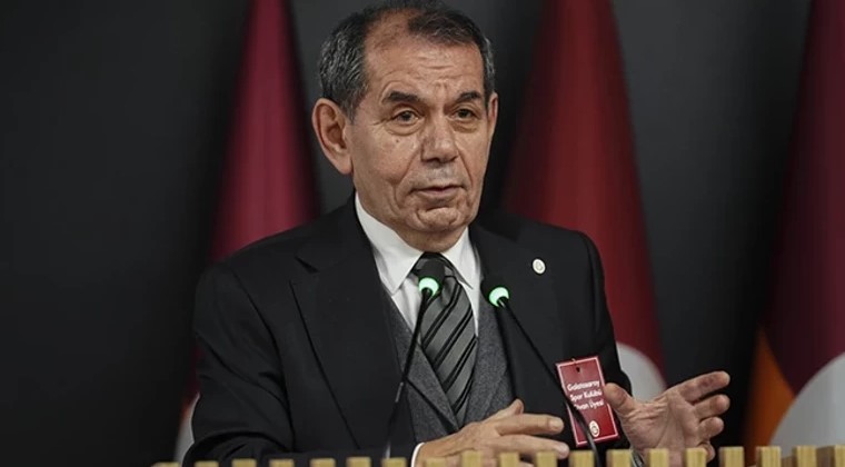 Galatasaray Başkanı Dursun Özbek, Türkiye Futbol Federasyonu Başkanı İbrahim Hacıosmanoğlu