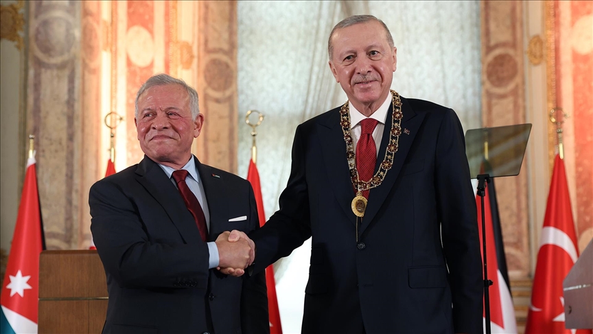Cumhurbaşkanı Recep Tayyip Erdoğan, Ürdün Kralı 2. Abdullah ile Dolmabahçe